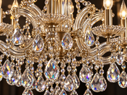 Maria Theresa Asfour Crystal Chandelier – 8-Light Swedish Cut Dining Room Light