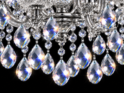 Maria Theresa Asfour Crystal Chandelier – 8-Light Swedish Cut Dining Room Light
